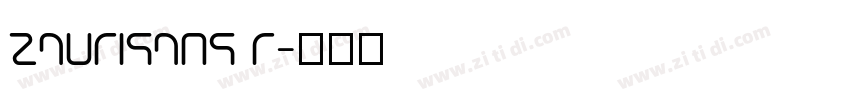 ZauriSans R字体转换